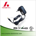 input 220vAC to DC24v 18w wall-mount power adapter with ce ul rohs approval